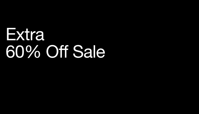 exra 60% off sale