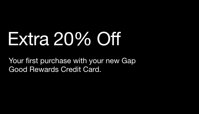 Gap credit card on sale 10 off