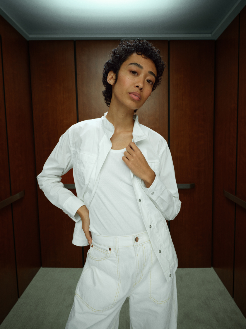 The Structured White Shirt Jacket