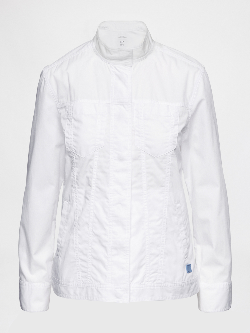 The Structured White Shirt Jacket